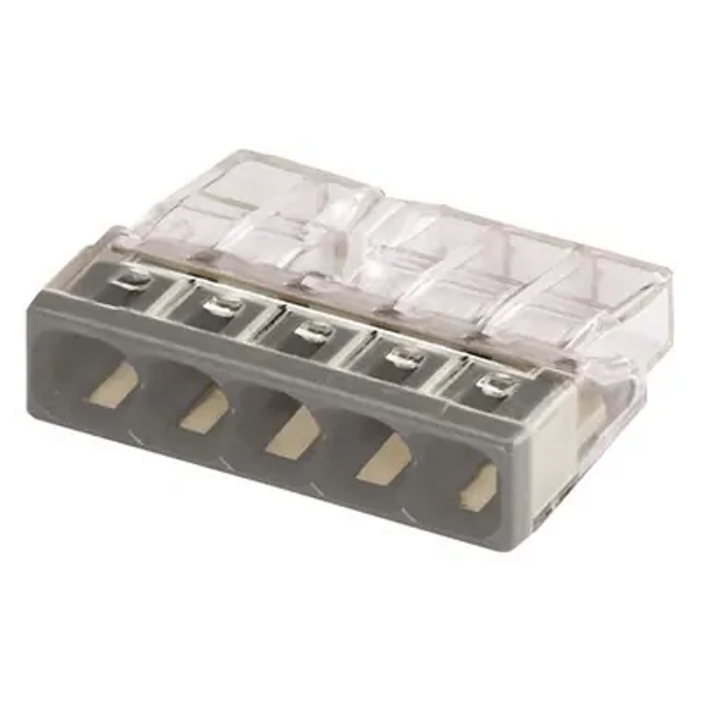 2273-235 Клеммник 5х(0,5-2,5) с наполнителем