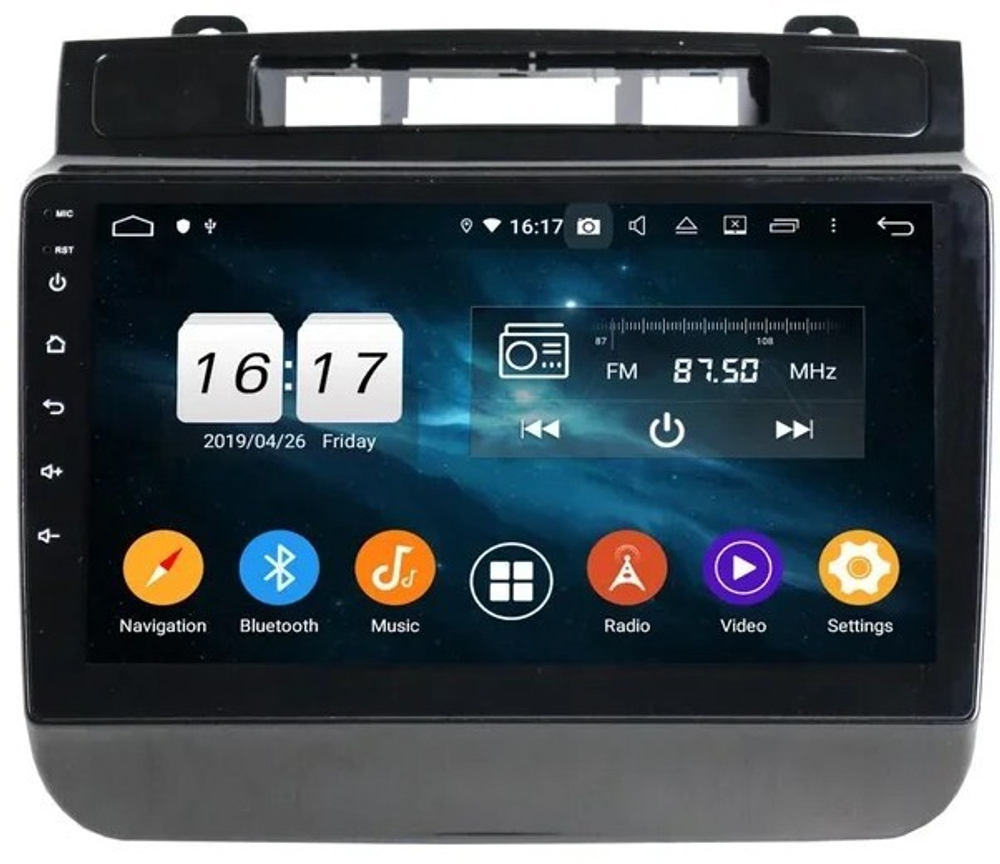 Магнитола для VW Touareg 2010-2018 (RCD550, поддержка подогревов, Вебасто) - Carmedia KD-9149-P5-32 на Android 10, 8-ядер, 4ГБ-32ГБ