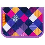 Пенал TIGER FAMILY 1 отделение, 1 откидная планка, ткань, "Cotton Candy", 20х14х4 см, 228930, TGJY-016C2E