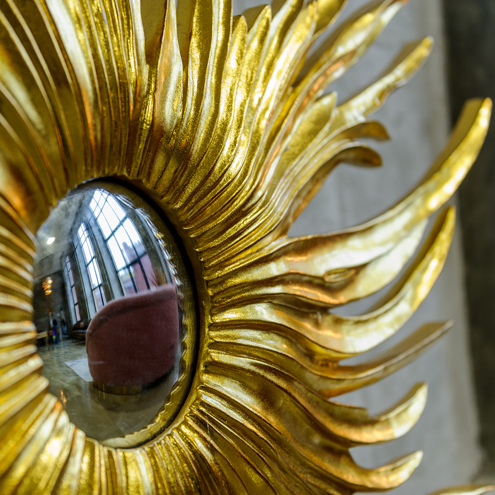 Декоративное настенное зеркало Электра fish-eye Объект мечты