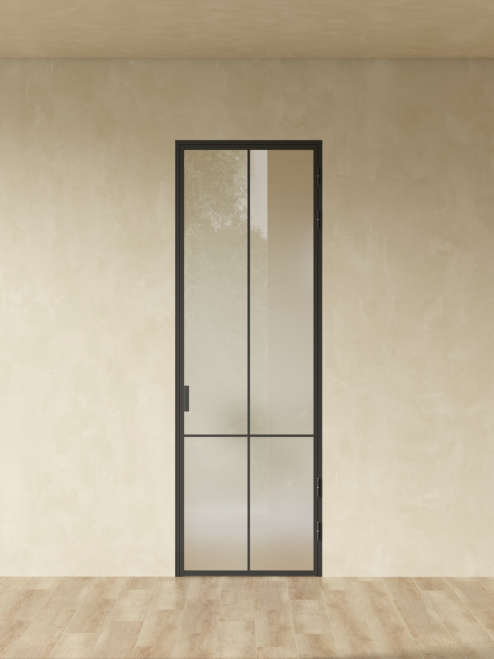 Распашная алюминиевая перегородка Minoli 2