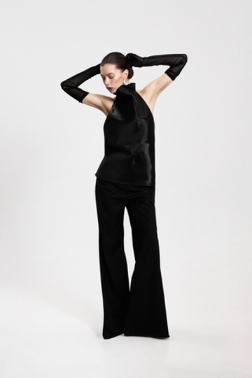 Брюки клеш, черный