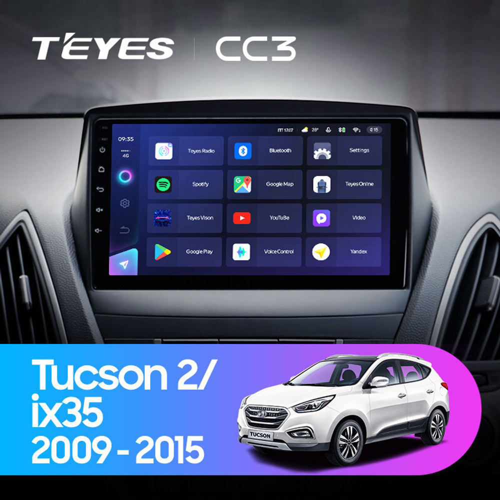 Teyes CC3 9" для Hyundai Tucson, ix35 2009-2015