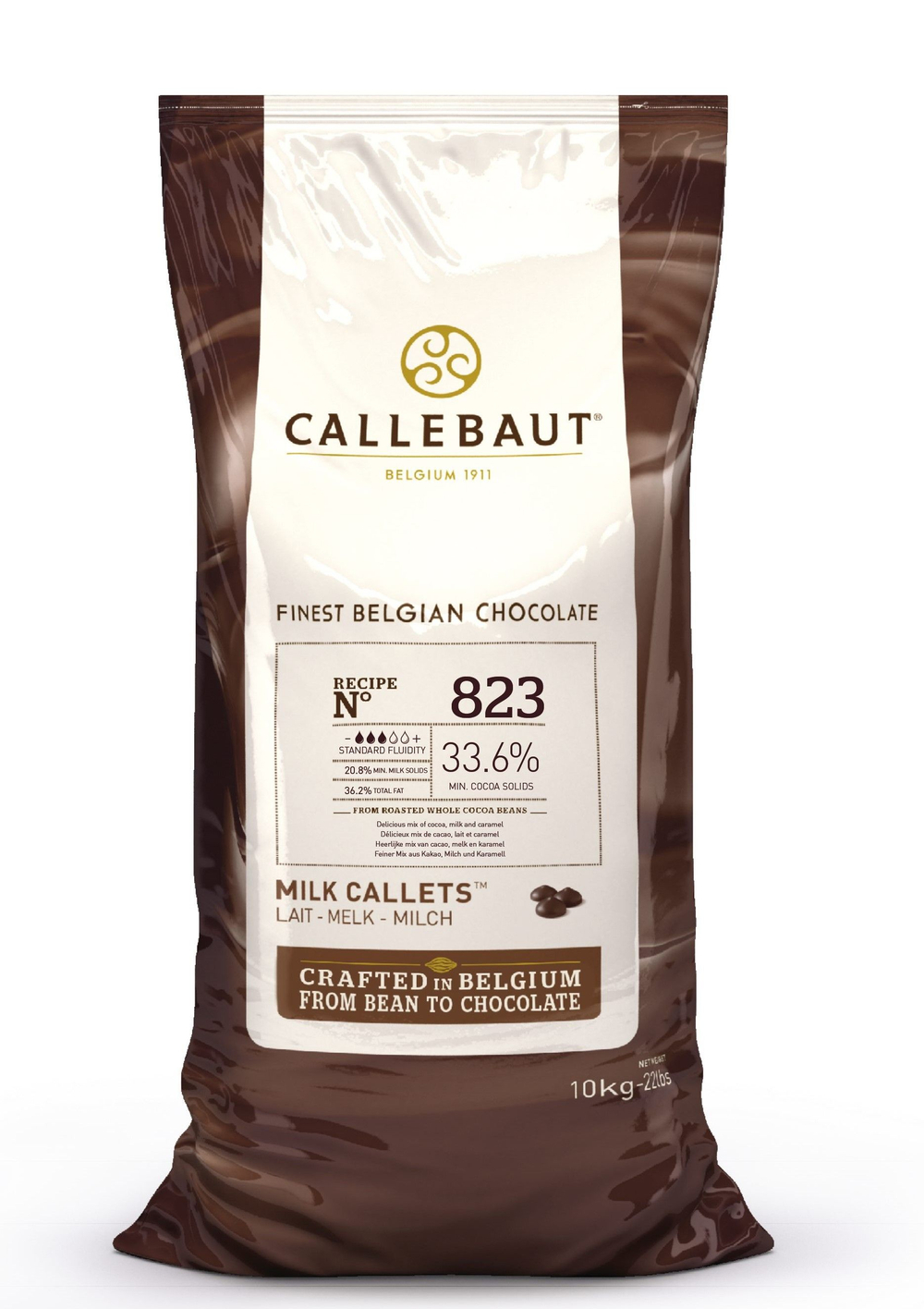 Шоколад молочный 33,6% в каллетах BARRY CALLEBAUT 823, Бельгия