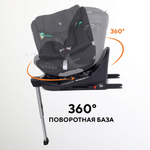 Детская коляска Rant Garda 4 в 1 с автокреслом Miro Black и базой Cacao