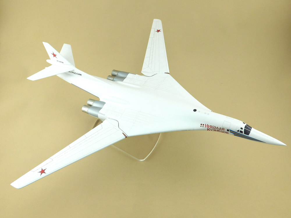 Модель самолета Ту-160 (М1:100, ВВС России, Николай Кузнецов)