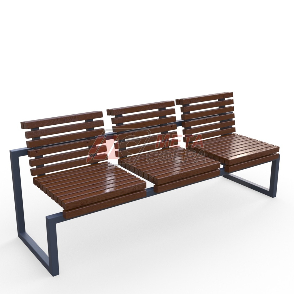 Скамейка уличная Трио