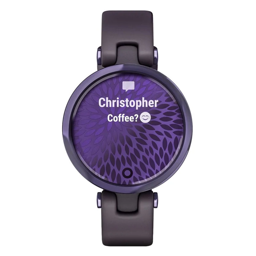 Смарт-часы Garmin Lily безель цвета полночная орхидея, корпус темная орхидея и, силиконовый, ремешок 010-02384-12