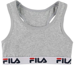 Топ для девочки теннисный Fila Girl Bra 1P - gray
