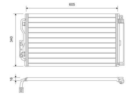 VALEO - 814191-VAL - Condenser, air conditioning - Povrat artikla narucenog iz Njemacke nije moguc.