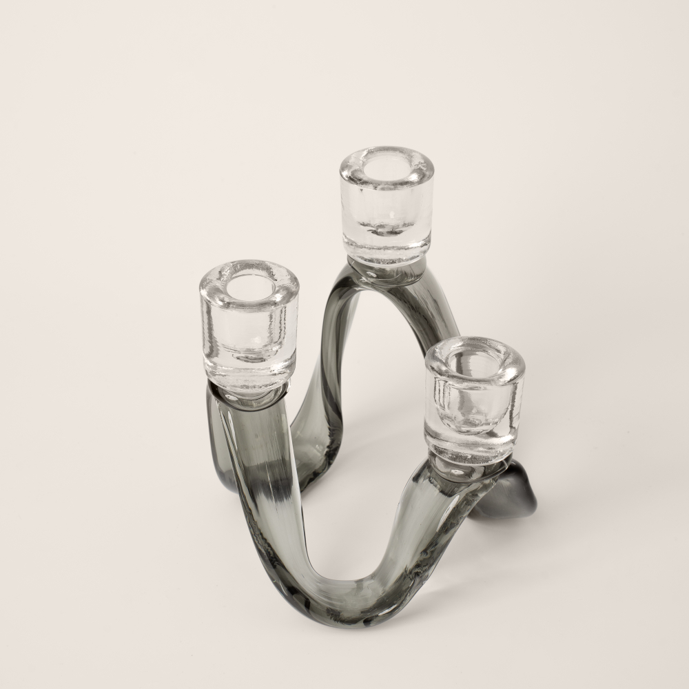 Подсвечник трехрожковый Кианит