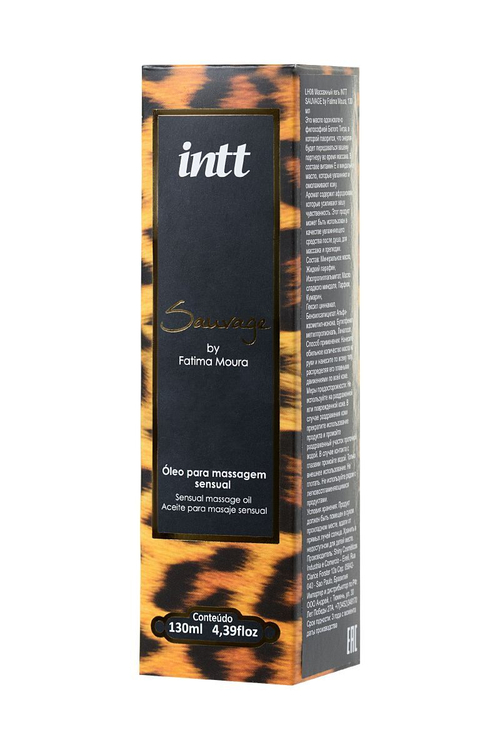 Массажное масло INTT Sauvage – возбуждающий эффект, 130 мл