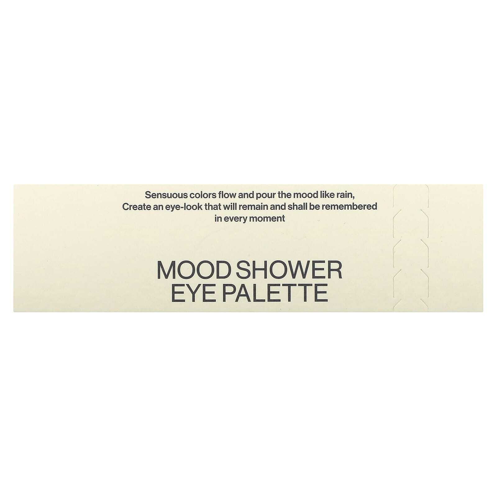 Unleashia, Mood Shower, палитра теней для век, оттенок № 1 Vanilla Shower, 4 г
