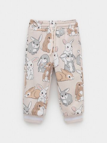 брюки  для девочки  КР 400883/бежевый 0403 Н086 к657