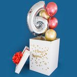 Шар (12''/30 см) Reflex, Зеркальный блеск, Красный (915), хром, 12 шт.