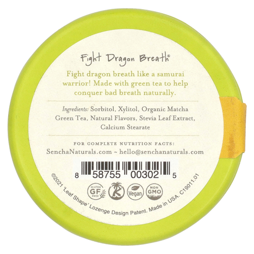 Sencha Naturals, Мятные леденцы с зеленым чаем, тропический манго, 1,2 унции (35 г)