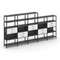 Shelf System Пятисекционный стеллаж пятиярусный с ящиками SN.STM-551 Антрацит/Белый/Металл Черный 39