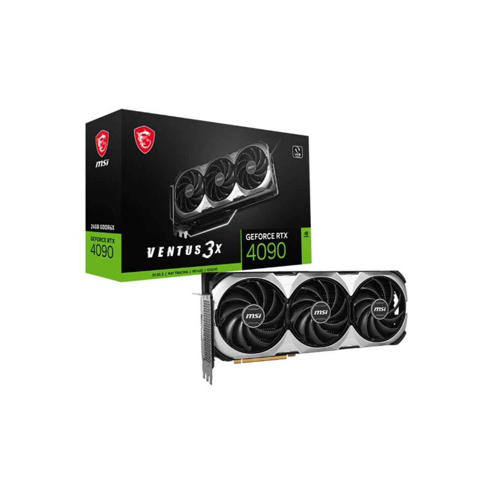 Видеокарта MSI GeForce RTX™ 4090 VENTUS 3X E 24G GDDR6X 384-bit OC, 2535 MHz