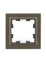 BRITE Рамка 1-местная IP44 РУ-1-БрШ-44 шампань IEK