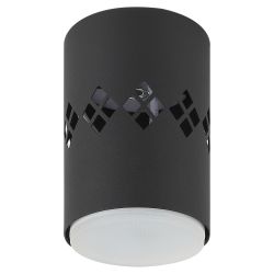 Светильник накладной ЭРА OL10 LD GX53 BK под лампу GX53 со светодиодной подсветкой 1Вт черный