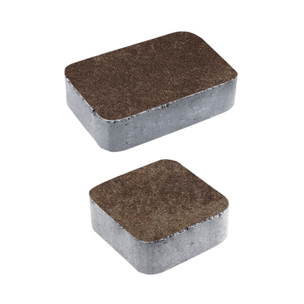 Тротуарная плитка КЛАССИКО - Листопад гранит Хаски, комплект из 2 видов плит