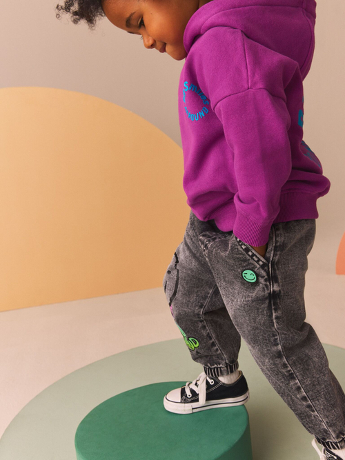 Джинсы для мальчика Next B97-237, Серый