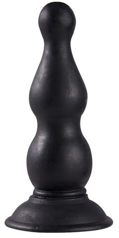 Чёрная анальная пробка с тонким кончиком MENZSTUFF PAWN PROBE BLACK - 15 см. (Цвет: черный)