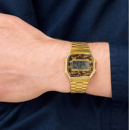 Электронные наручные часы Casio A168WEGC-3E