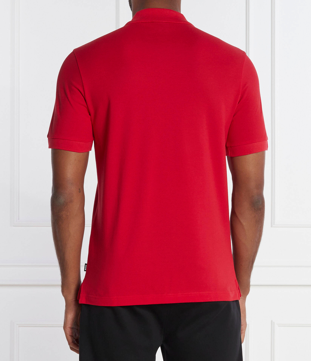 Поло Parlay 199_LNY BOSS BLACK - красный(50510126)