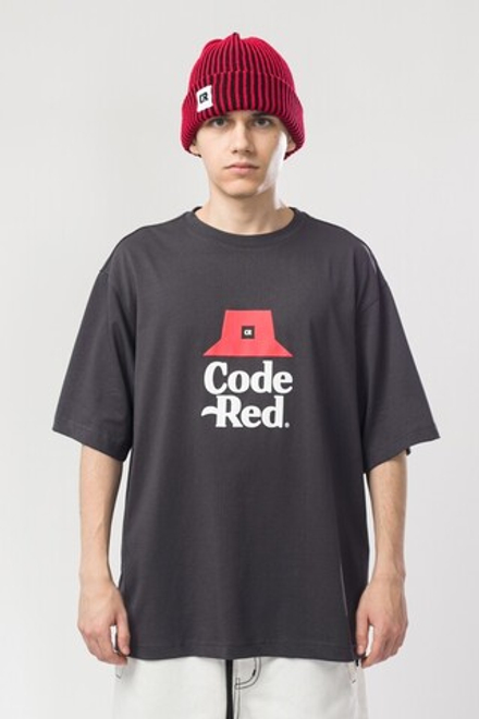 Футболка CODERED Over T 2hut Серый тёмный