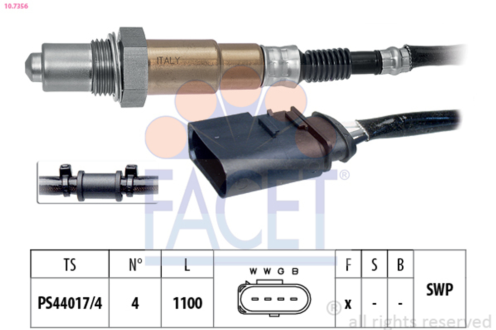 FACET - 107356-FAC - Oxygen Sensor