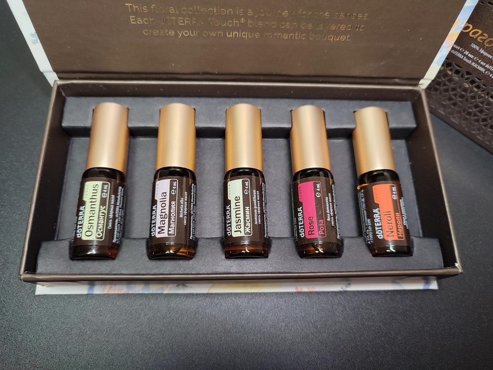 Коллекция ароматов «Драгоценные цветы» Precious Florals doTERRA, 5x4 мл