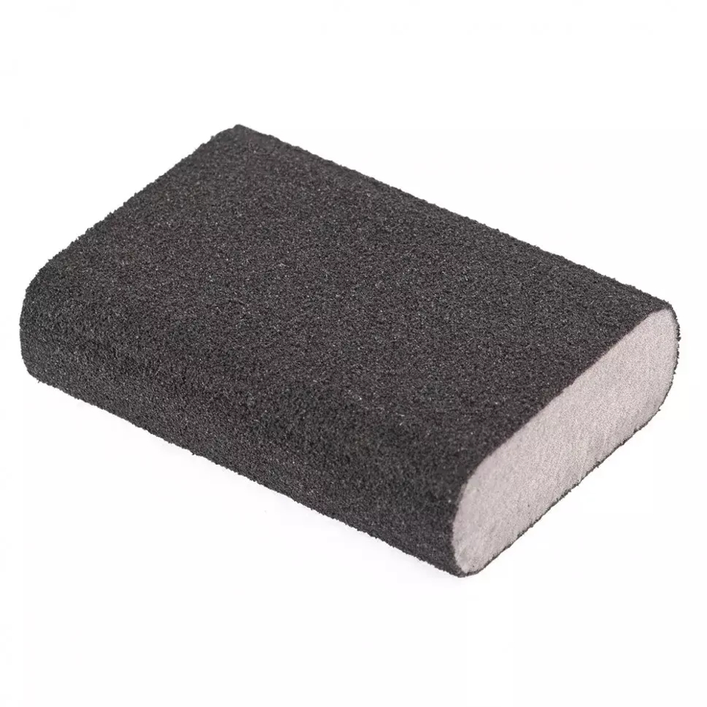 Губка для шлифования, 100 х 70 х 25 мм, овал, твердая, P 40 Matrix