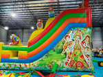 Надувная горка "Русская народная" 7*4*6 м