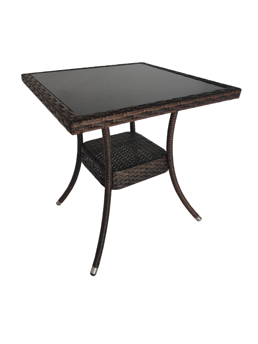 Стол из искусственного ротанга Лайт 65х65 — Шоколад