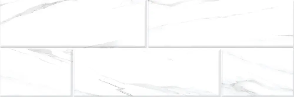 Настенная плитка Alma Ceramica TWU11NYK010 New York 60x20 белая глянцевая под камень