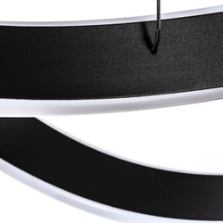 749487 Люстра SATURNO LED 60W 2760LM ЧЕРНЫЙ 3000K