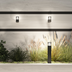 DK9722-BK Настенный уличный светильник FARSUN, IP65, 1xE27, до 18 Вт, черный, алюминий