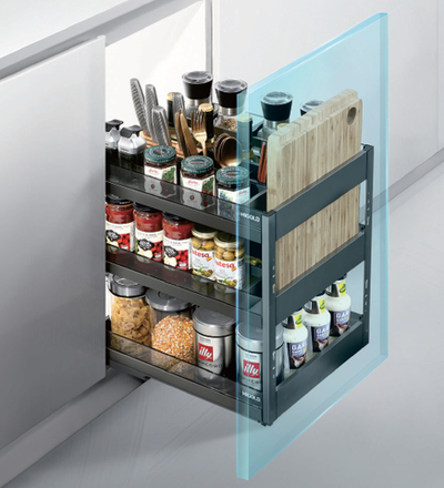 Выдвижная корзина для хранения приправ - Shearer Style 3.0, 300x430x435 мм