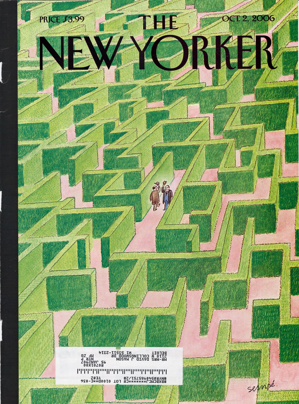 Журнал The New Yorker 02-10-2006, обложка