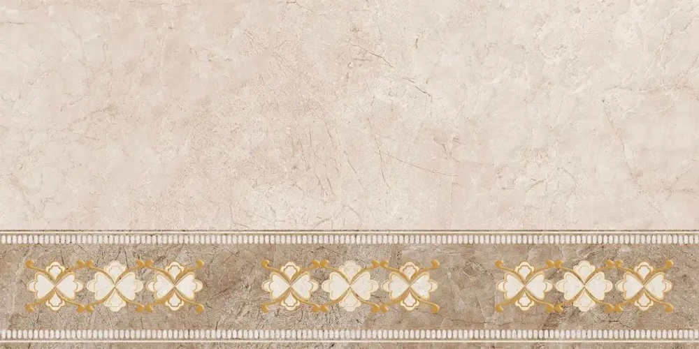 Декор настенный Тянь-Шань Ирида Светло-серый Узор 30x60 см (TP3688H) 1.8 м2