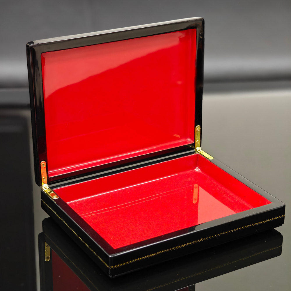 Шкатулка "Пейзаж" (Ручная роспись Палех)