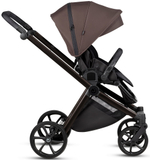 Детская коляска Tutis Mio 3 Plus Essential New 4 в 1 с автокреслом Elo Lux EduSky Black и базой 1622024 Coffee Brown
