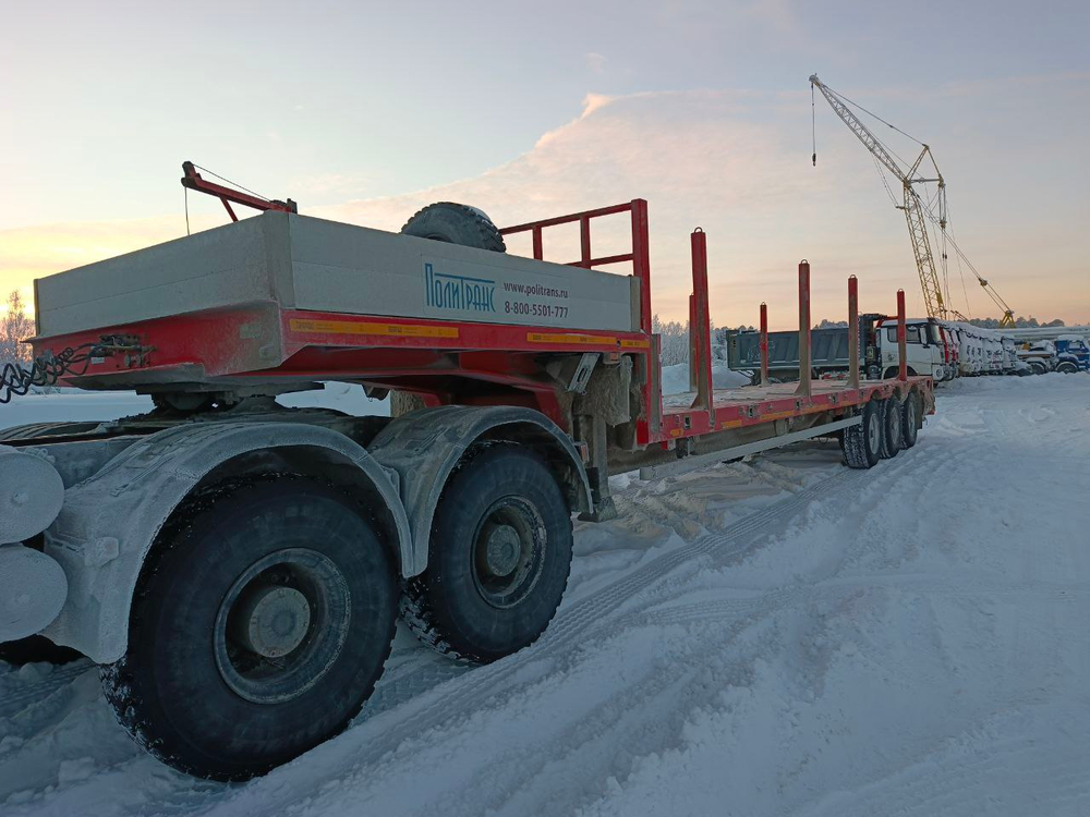 Политранс 9416* Полуприцеп тяжеловоз 3 оси 94163-031 (Не раздвижной)