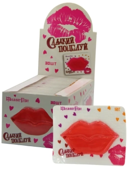 Мармелад "Сладкий поцелуй" со вкусом Клубники 12 г * 30 шт