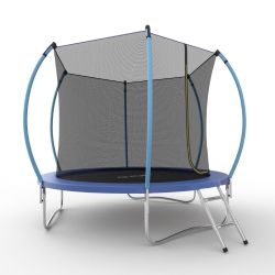EVO JUMP Internal 10ft (Blue) Батут с внутренней сеткой и лестницей, диаметр 10ft (синий)