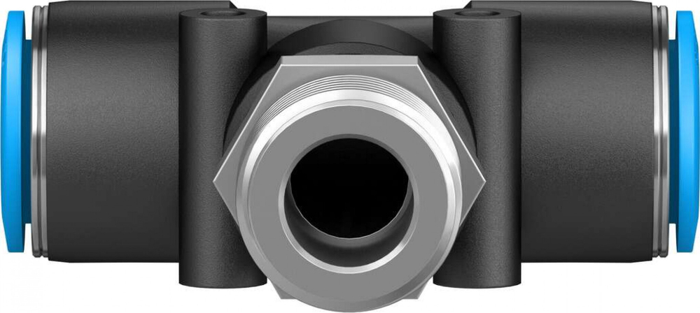 Тройник цанговый с резьбой переходной Festo QST-1/2-16