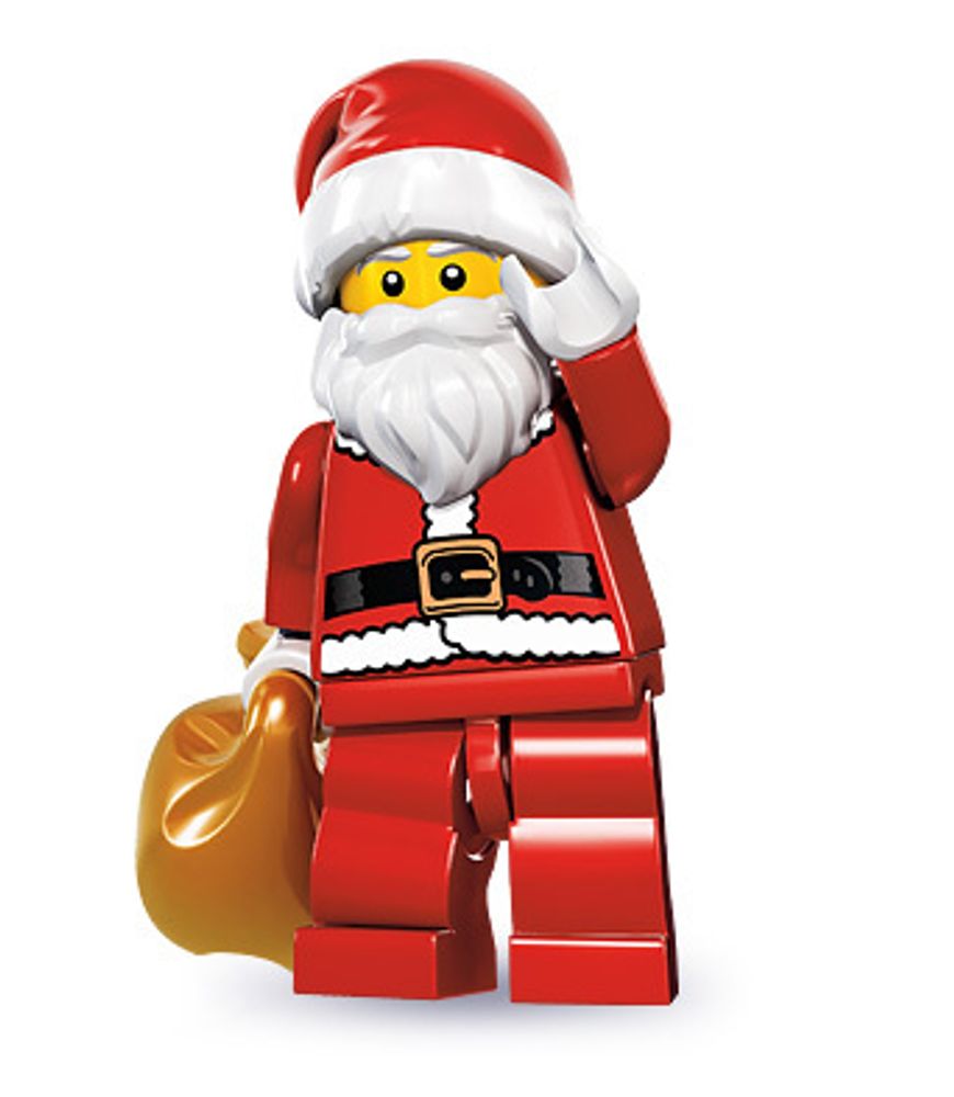 Минифигурка LEGO 8833 - 10 Санта