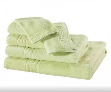 Полотенце 30x50 Weseta Dreamflor light green салатовое