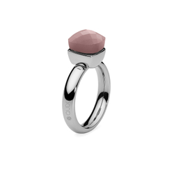 Кольцо Qudo Firenze Dark Rose Opal 17.2 мм 610085 R/S цвет розовый, серебряный